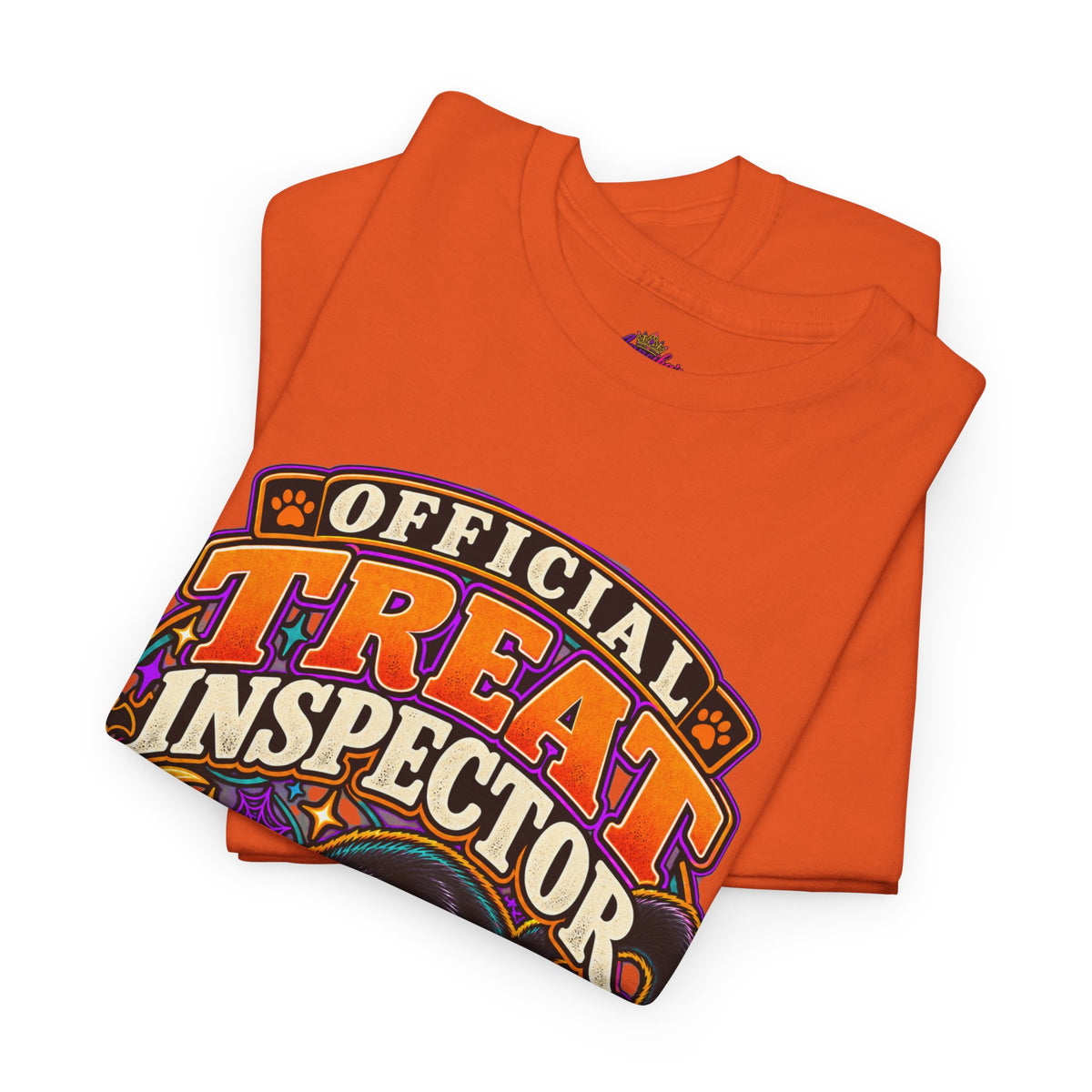 Halloween "Official Treat Inspector" T-Shirt — Funny Pumpkin Candy Patrol Tee