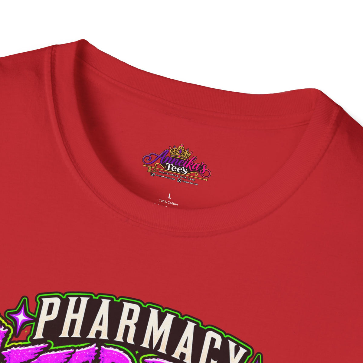 Pharmacy After Dark T-Shirt — 'The Refills Never Sleep' Halloween Pharmacy Tee