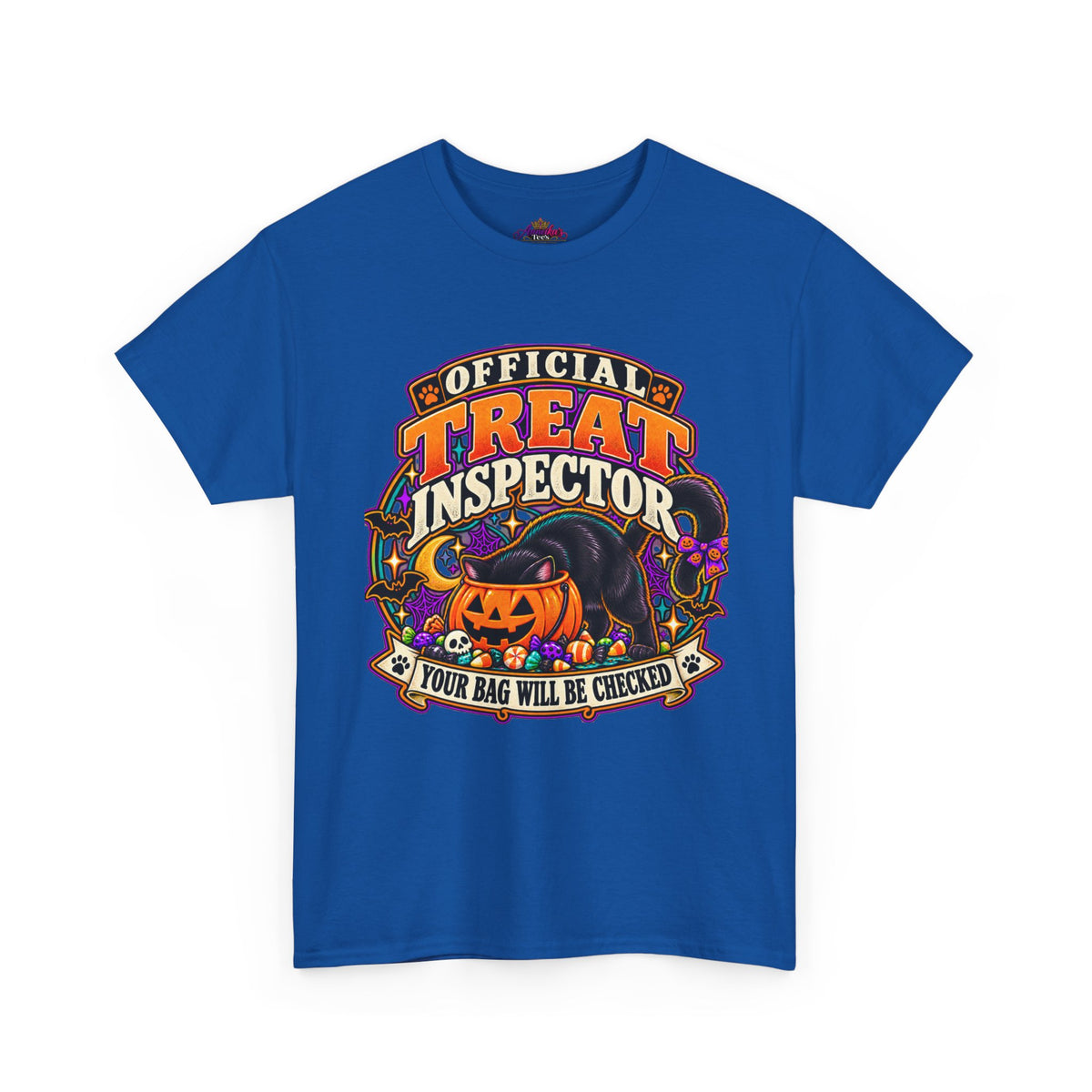 Halloween "Official Treat Inspector" T-Shirt — Funny Pumpkin Candy Patrol Tee