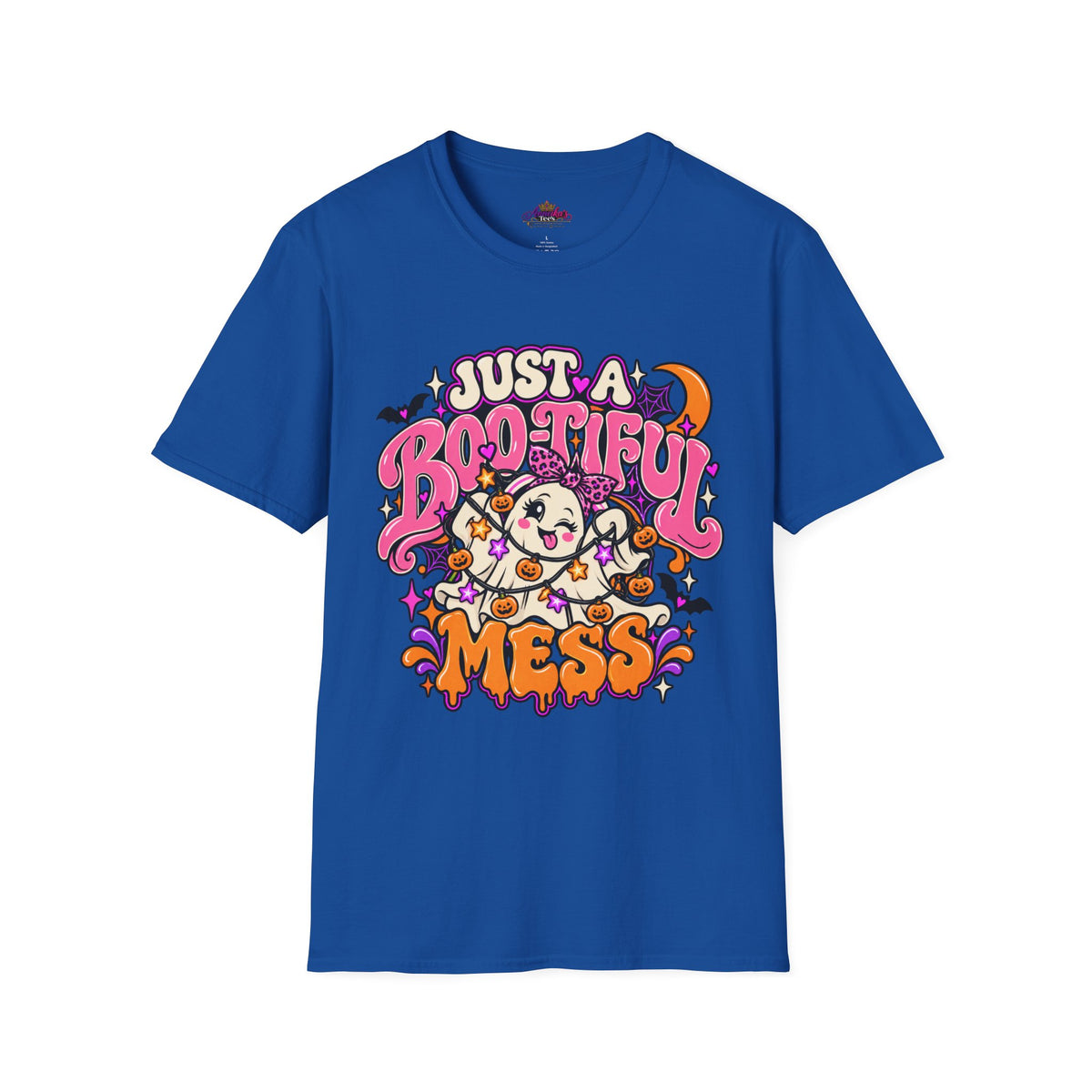 Just a Boo-tiful Mess T-Shirt — Cute Halloween Ghost Graphic Tee