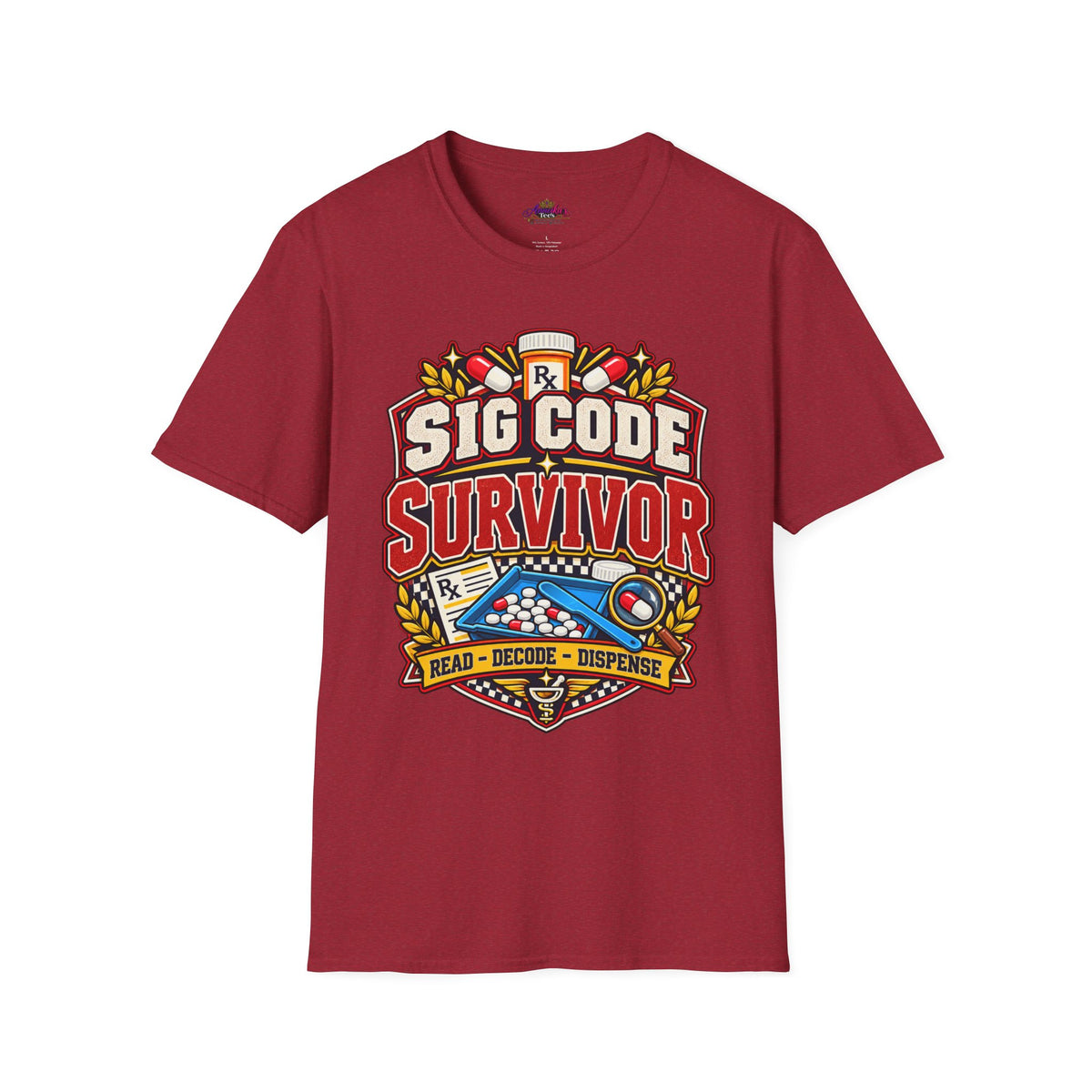 Funny Sig Code Survivor Pharmacy T-Shirt