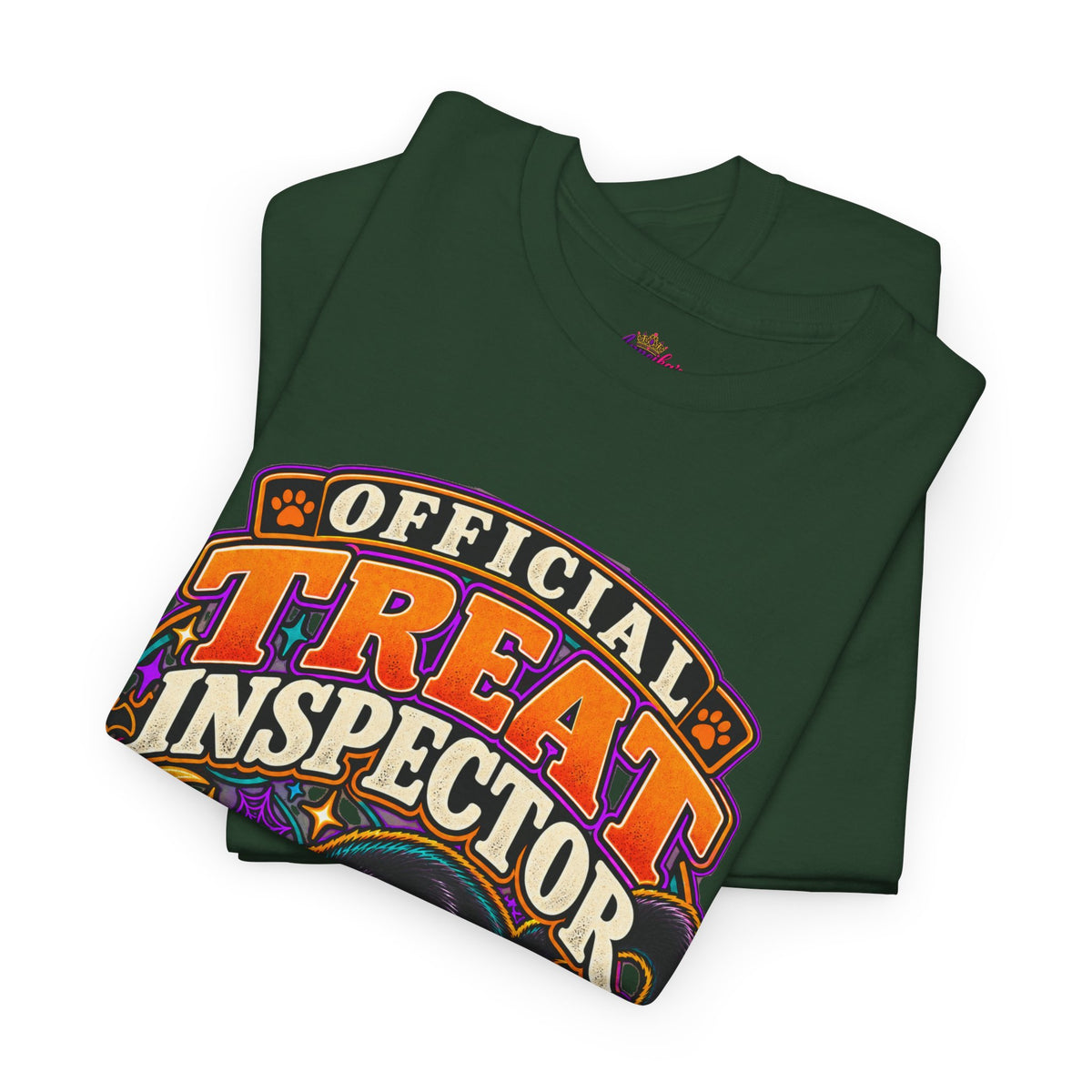 Halloween "Official Treat Inspector" T-Shirt — Funny Pumpkin Candy Patrol Tee