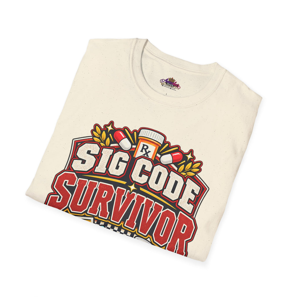Funny Sig Code Survivor Pharmacy T-Shirt