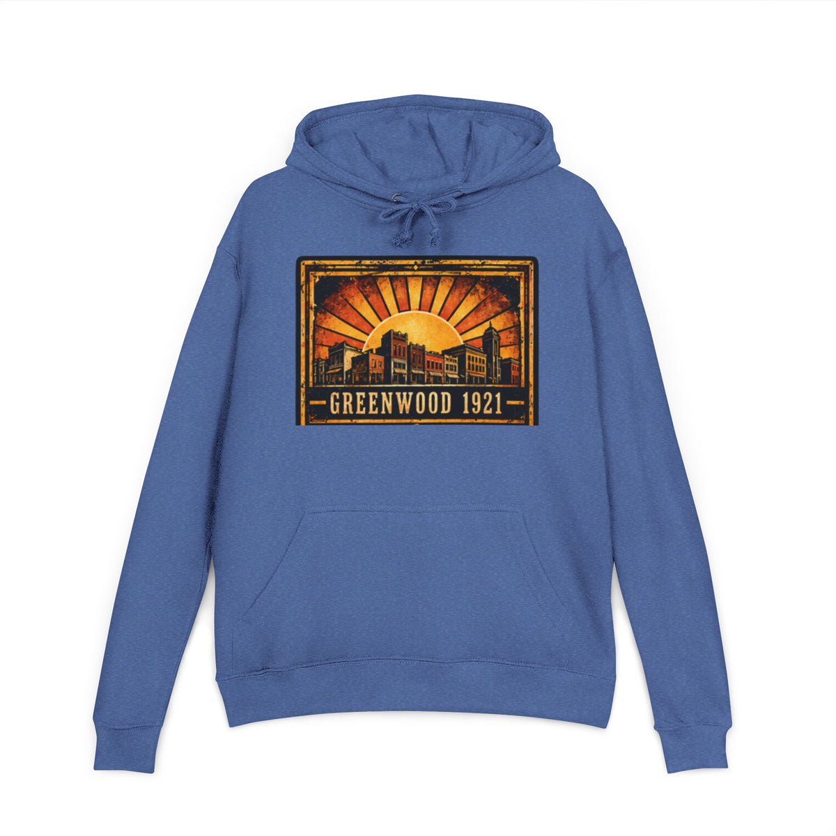 Black Wall Street Greenwood 1921 Hoodie — Built, Burned, Never Forgotten