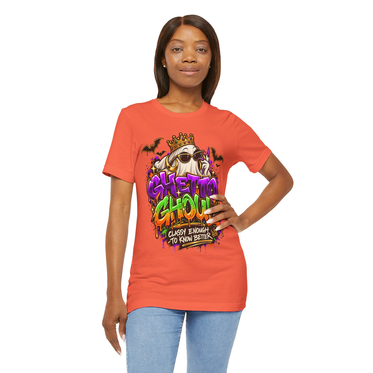 Ghetto Ghoul graffiti ghost tee | T-Shirt
