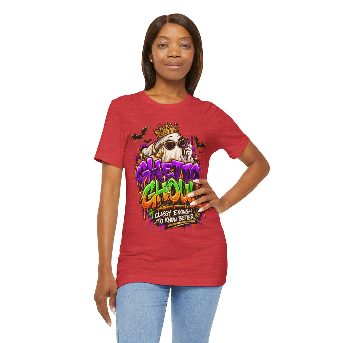 Ghetto Ghoul graffiti ghost tee | T-Shirt