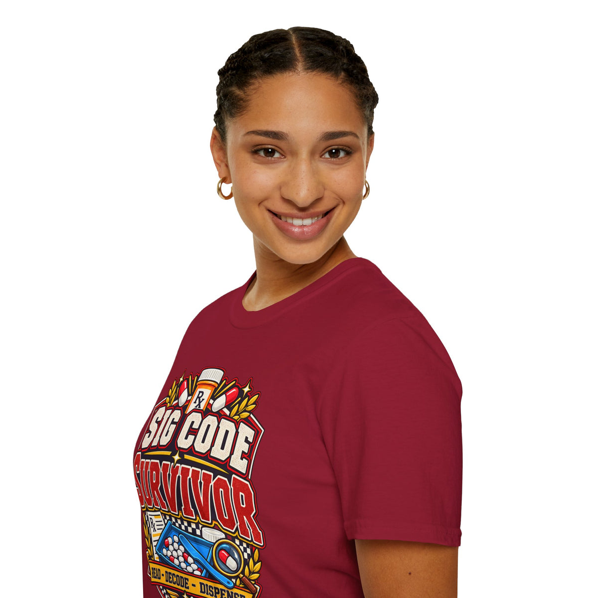 Funny Sig Code Survivor Pharmacy T-Shirt