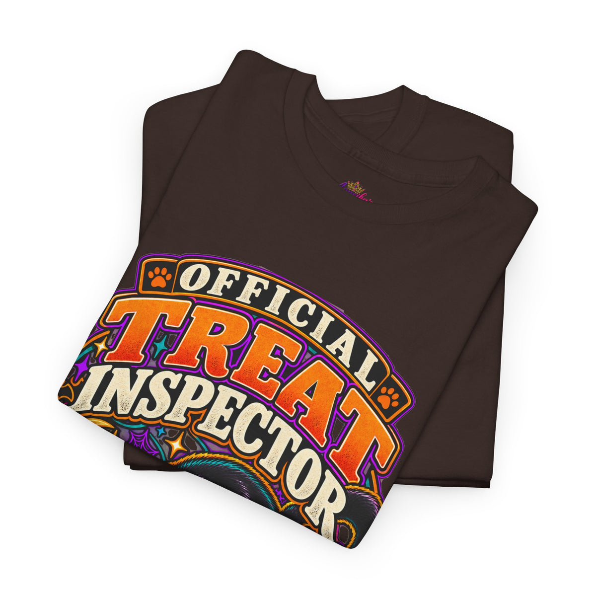 Halloween "Official Treat Inspector" T-Shirt — Funny Pumpkin Candy Patrol Tee