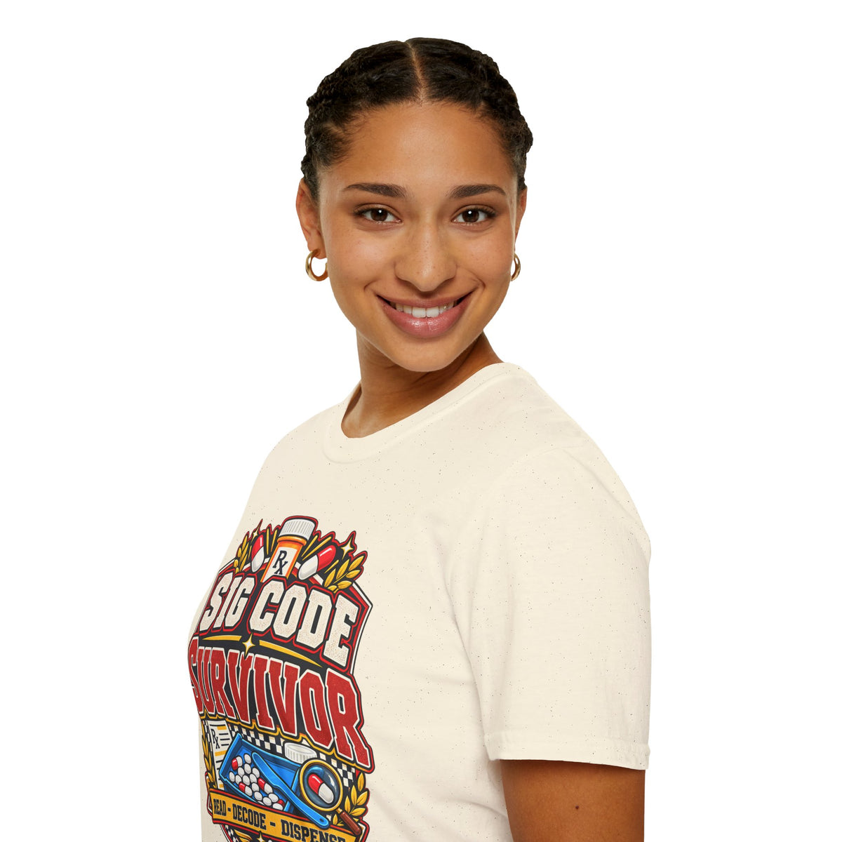 Funny Sig Code Survivor Pharmacy T-Shirt
