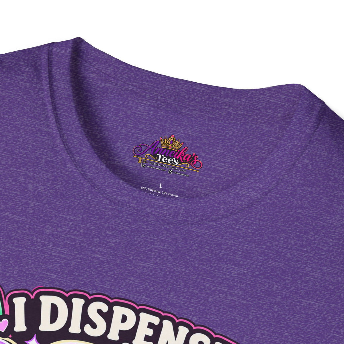 Patience Dispenser T-Shirt — “I Dispense Patience” Cute Pharmacy Cartoon Tee