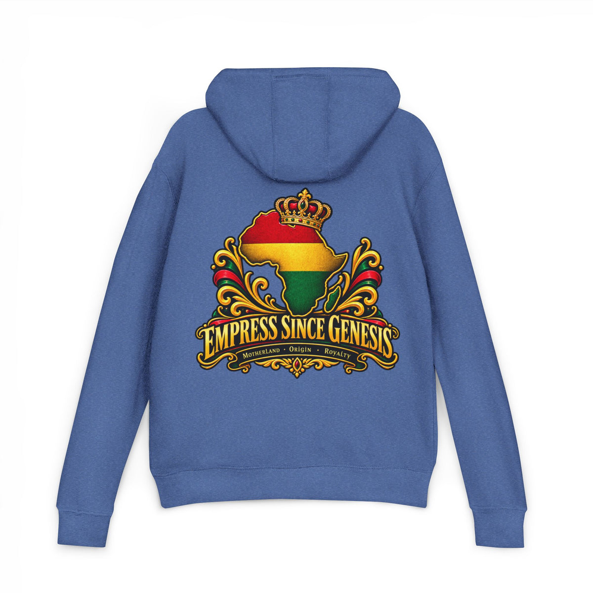 Empress Since Genesis Hoodie — African Crown Map Rasta Sweatshirt