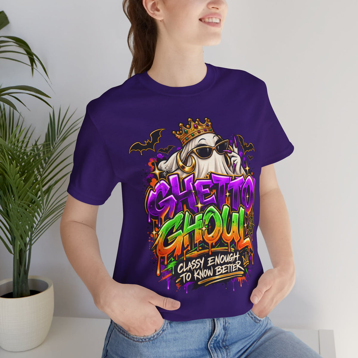 Ghetto Ghoul graffiti ghost tee | T-Shirt