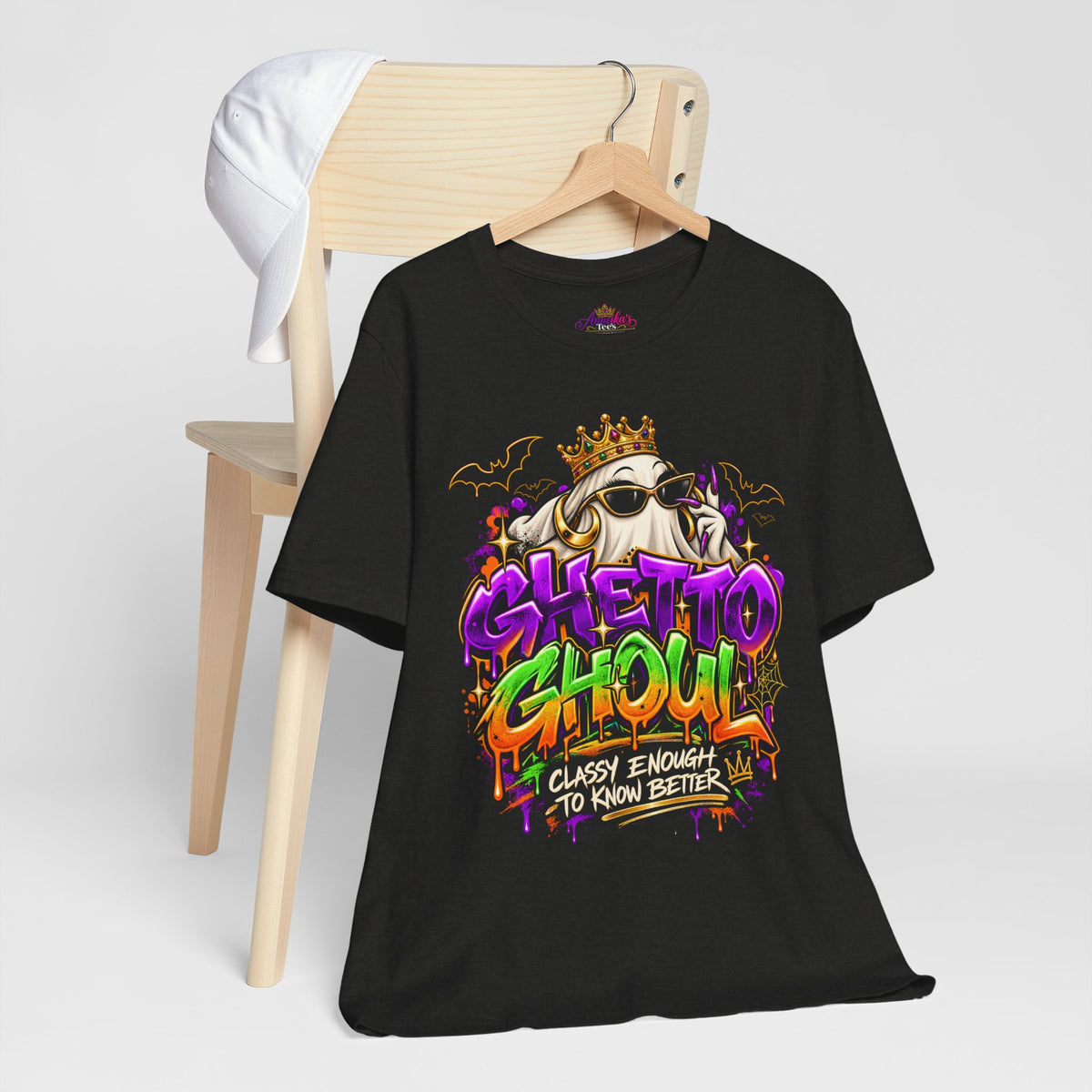 Ghetto Ghoul graffiti ghost tee | T-Shirt
