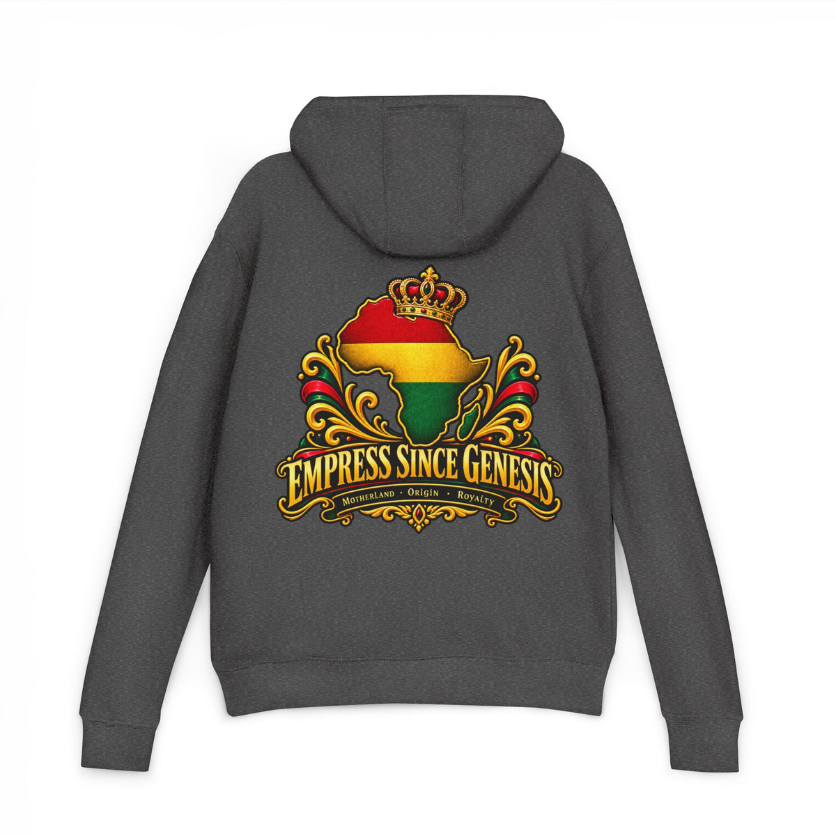 Empress Since Genesis Hoodie — African Crown Map Rasta Sweatshirt