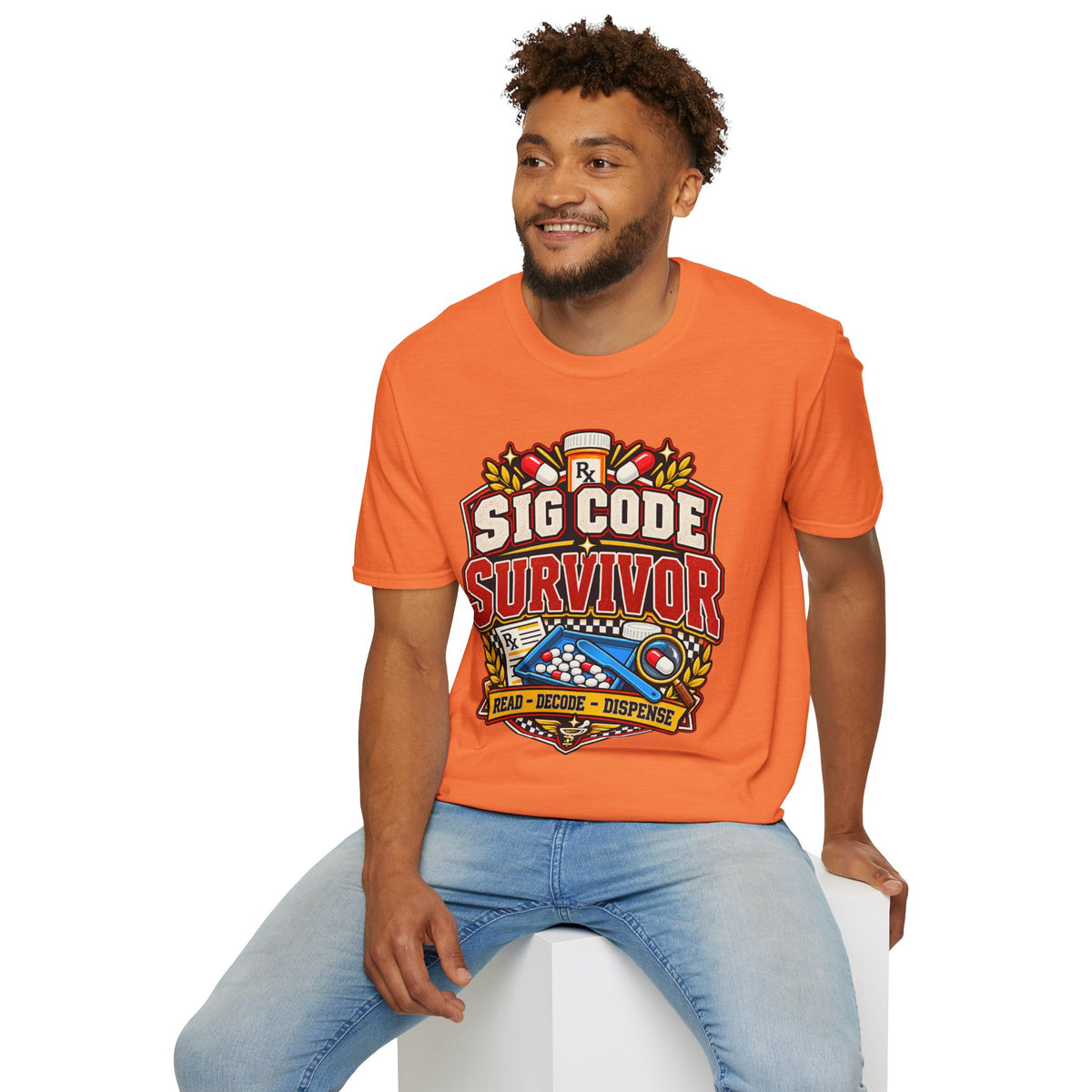 Funny Sig Code Survivor Pharmacy T-Shirt