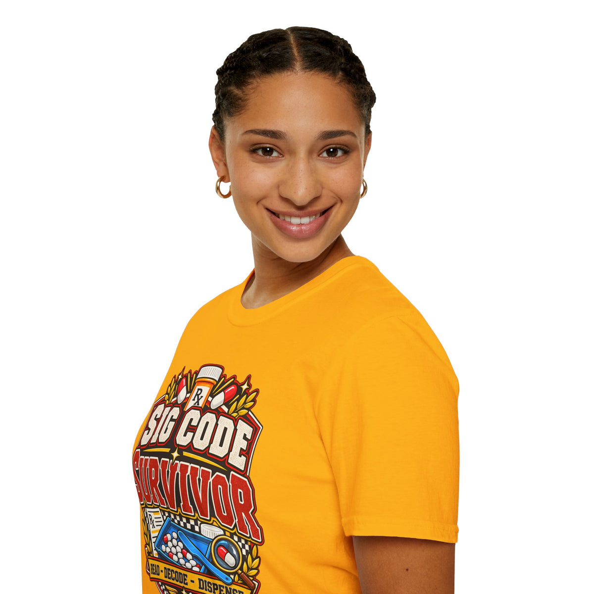Funny Sig Code Survivor Pharmacy T-Shirt