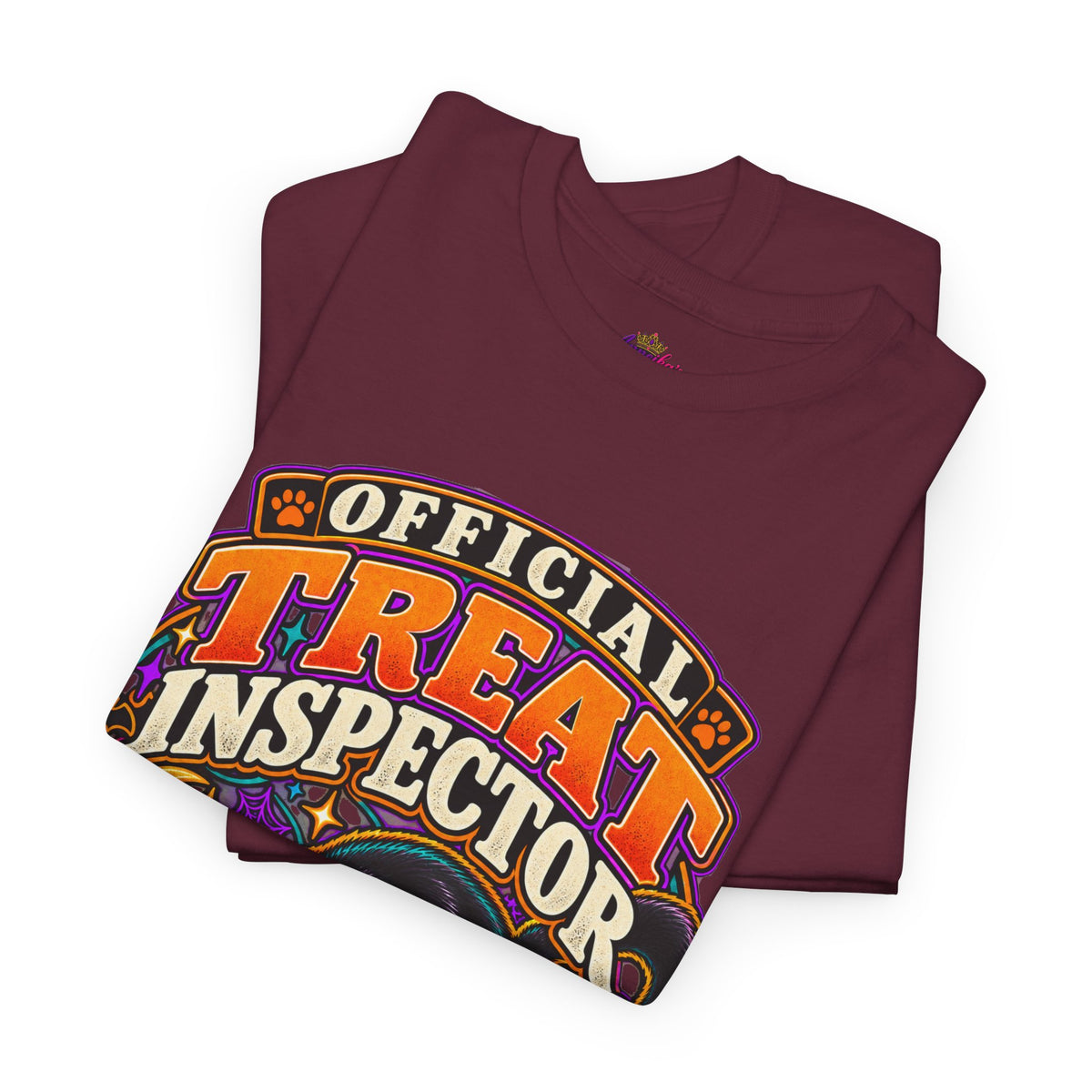 Halloween "Official Treat Inspector" T-Shirt — Funny Pumpkin Candy Patrol Tee