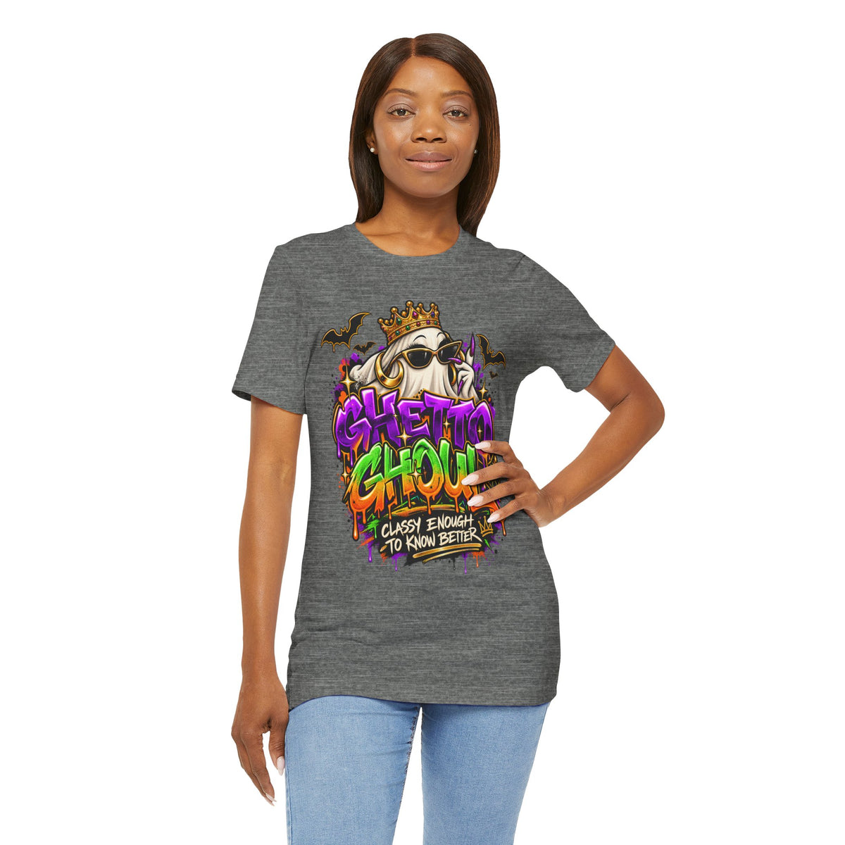 Ghetto Ghoul graffiti ghost tee | T-Shirt
