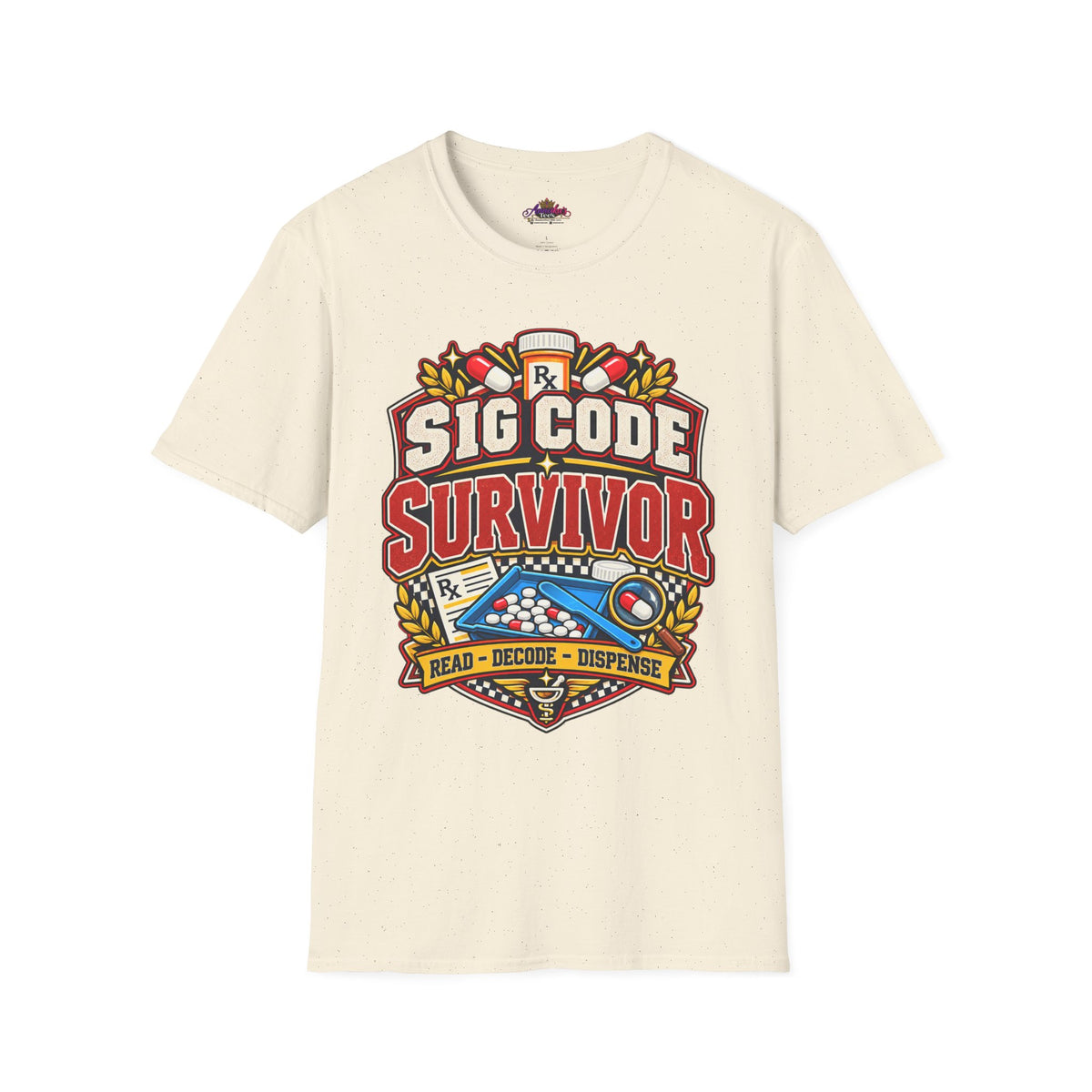 Funny Sig Code Survivor Pharmacy T-Shirt