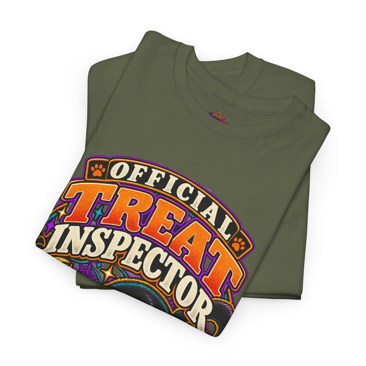 Halloween "Official Treat Inspector" T-Shirt — Funny Pumpkin Candy Patrol Tee