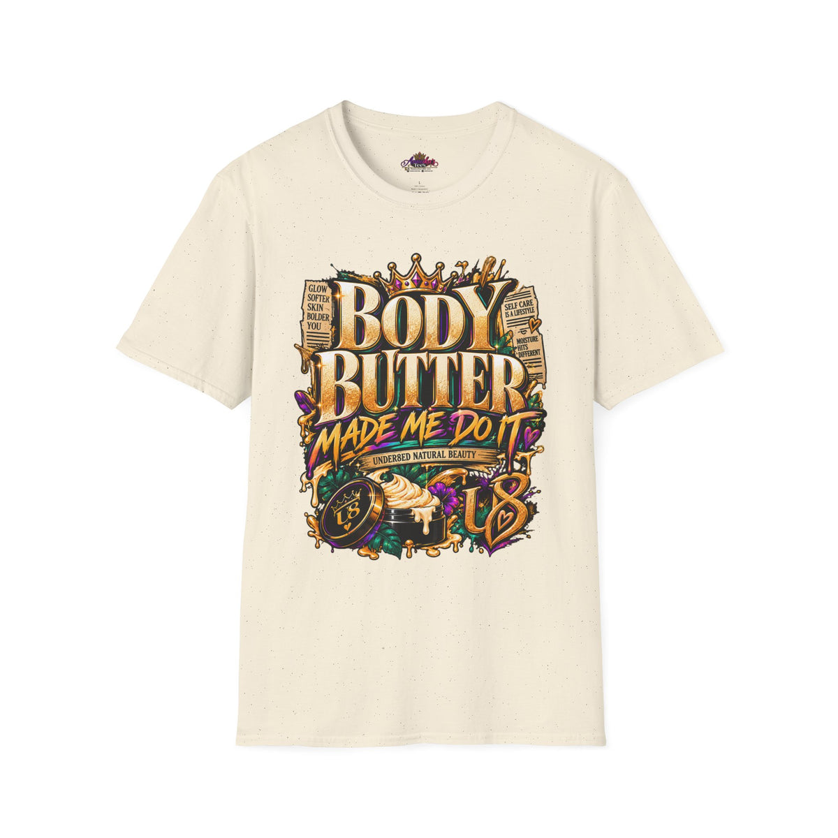 Body Butter Made Me Do It T-Shirt – Funny Skincare Graphic Tee