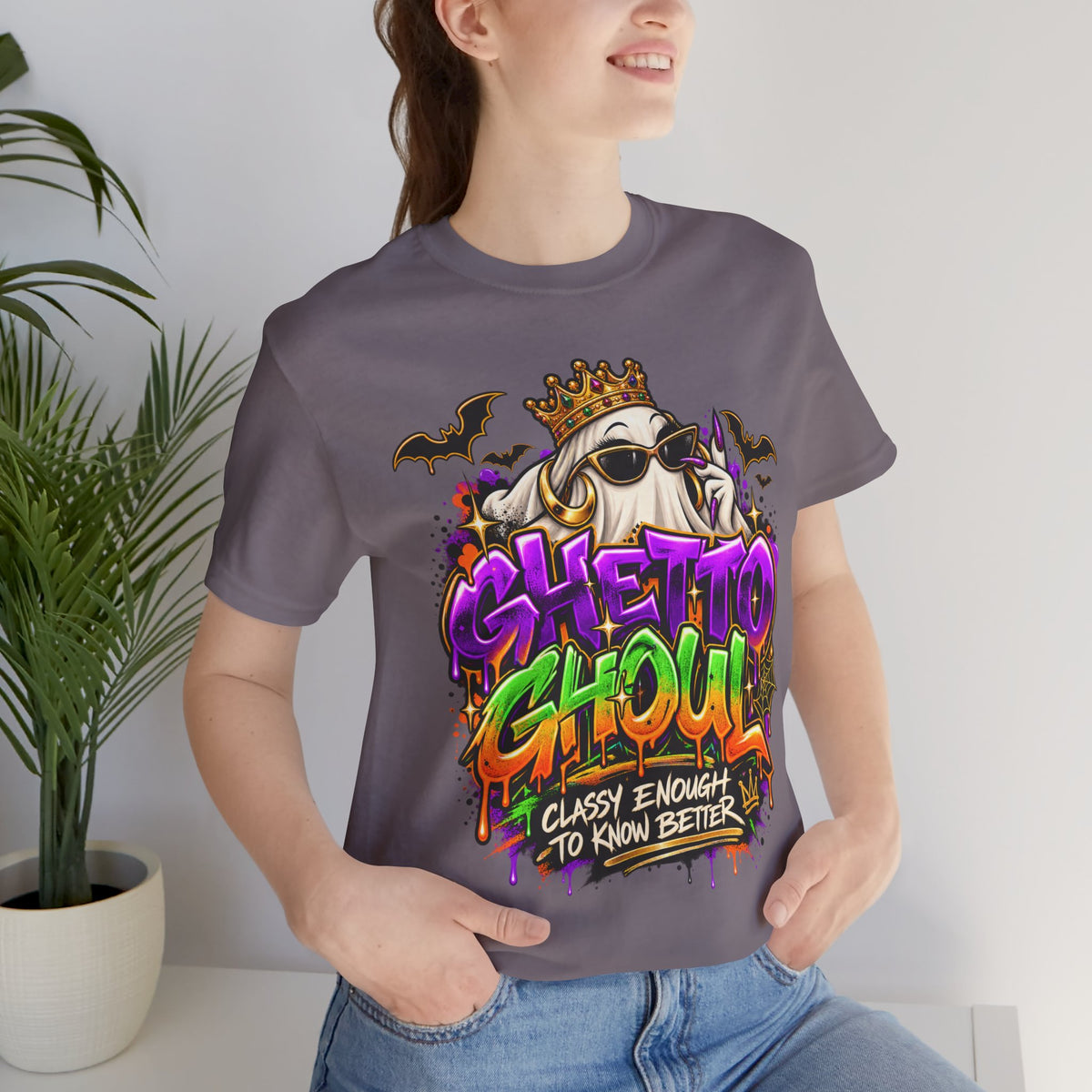 Ghetto Ghoul graffiti ghost tee | T-Shirt