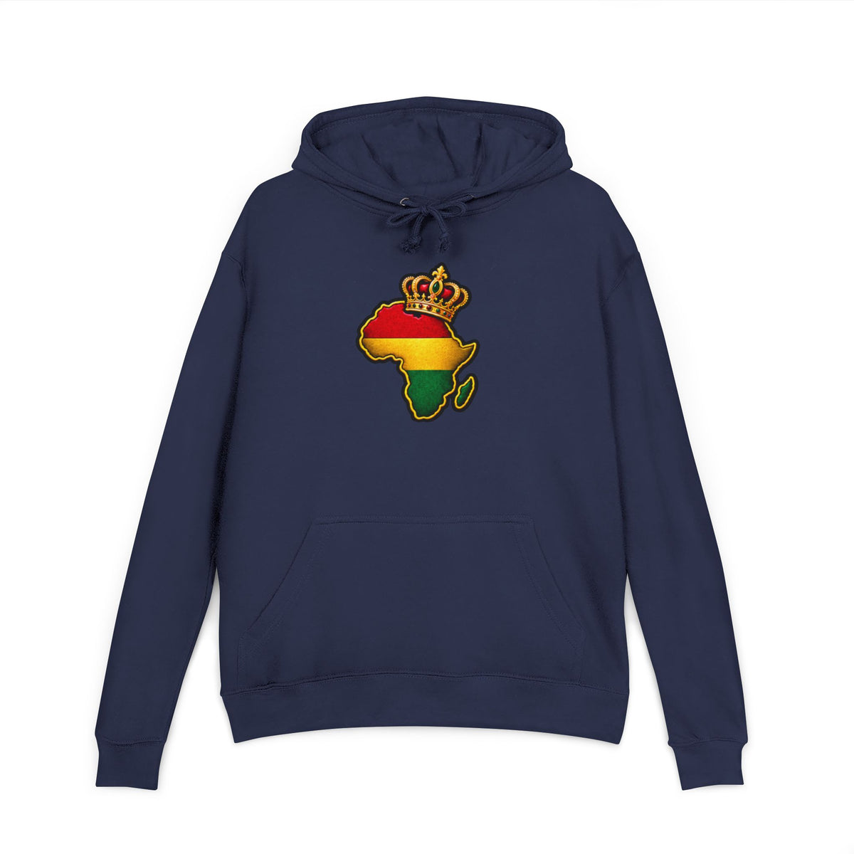Empress Since Genesis Hoodie — African Crown Map Rasta Sweatshirt