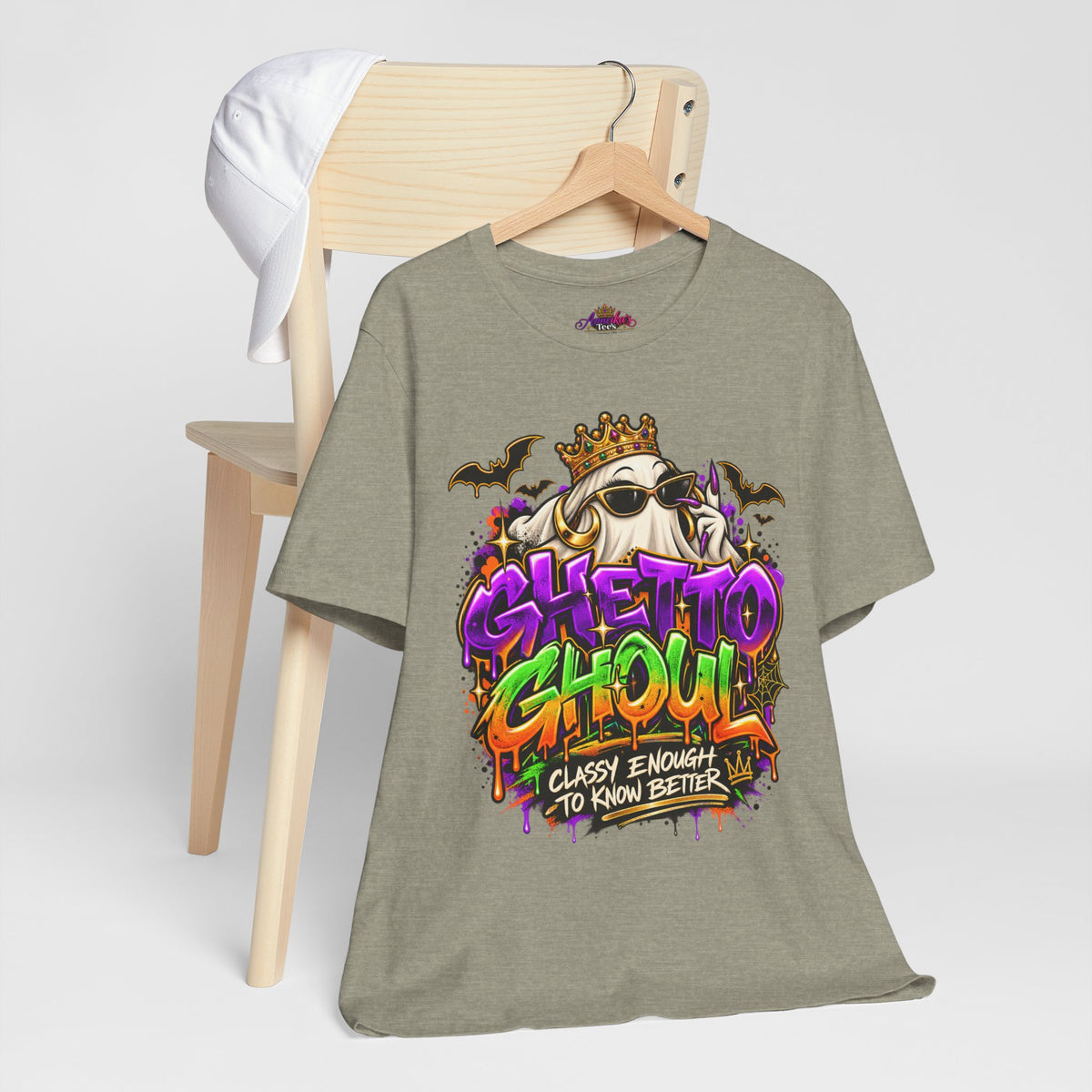 Ghetto Ghoul graffiti ghost tee | T-Shirt