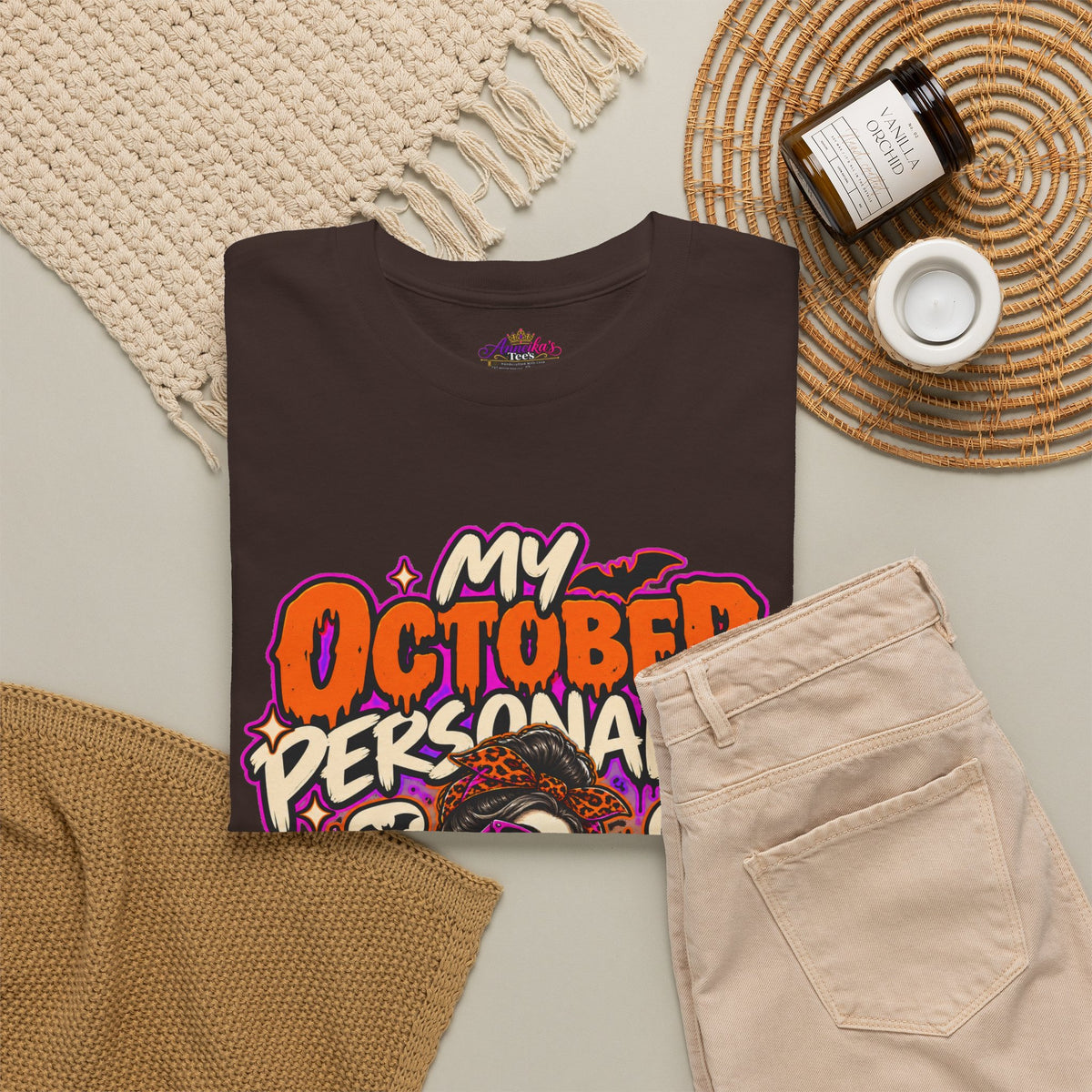 October Personality Halloween T-Shirt — "My October Personality Has Entered the Chat" Graphic Tee
