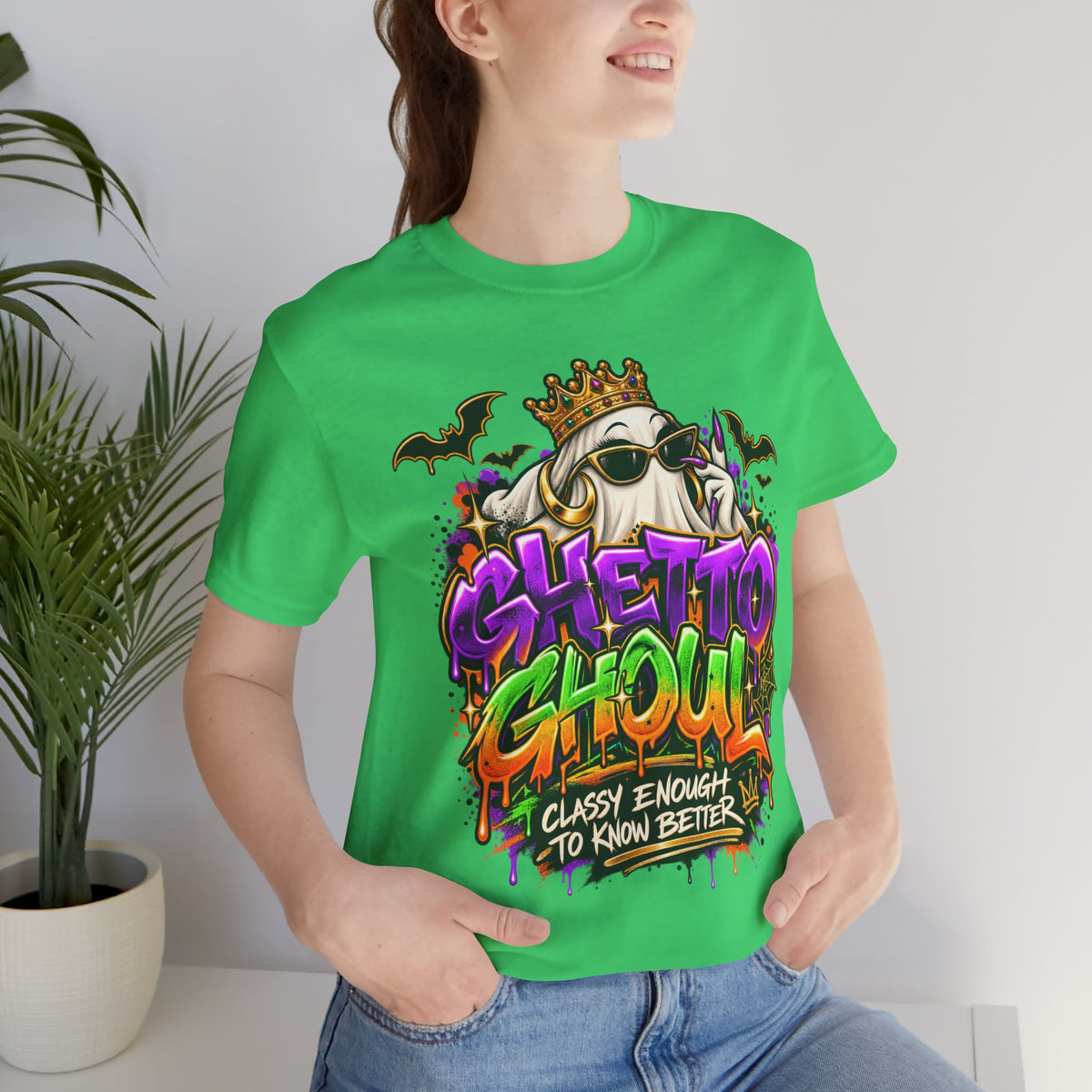 Ghetto Ghoul graffiti ghost tee | T-Shirt