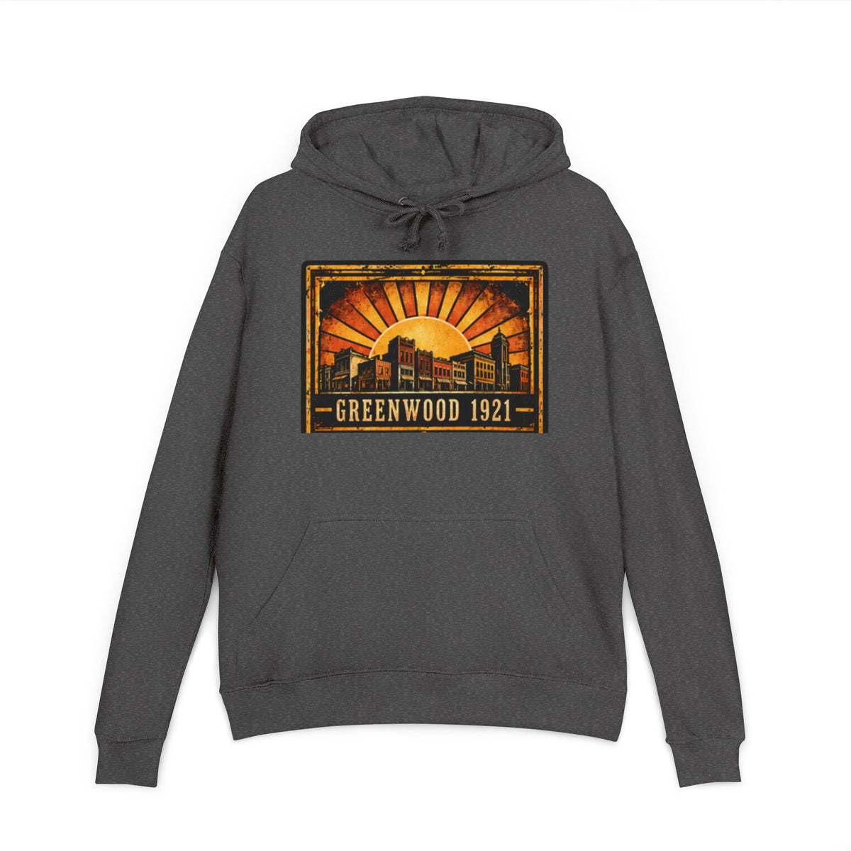 Black Wall Street Greenwood 1921 Hoodie — Built, Burned, Never Forgotten