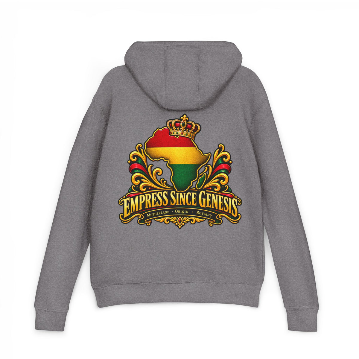 Empress Since Genesis Hoodie — African Crown Map Rasta Sweatshirt