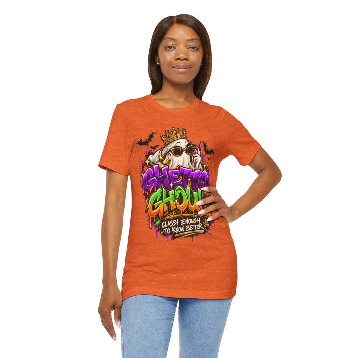 Ghetto Ghoul graffiti ghost tee | T-Shirt