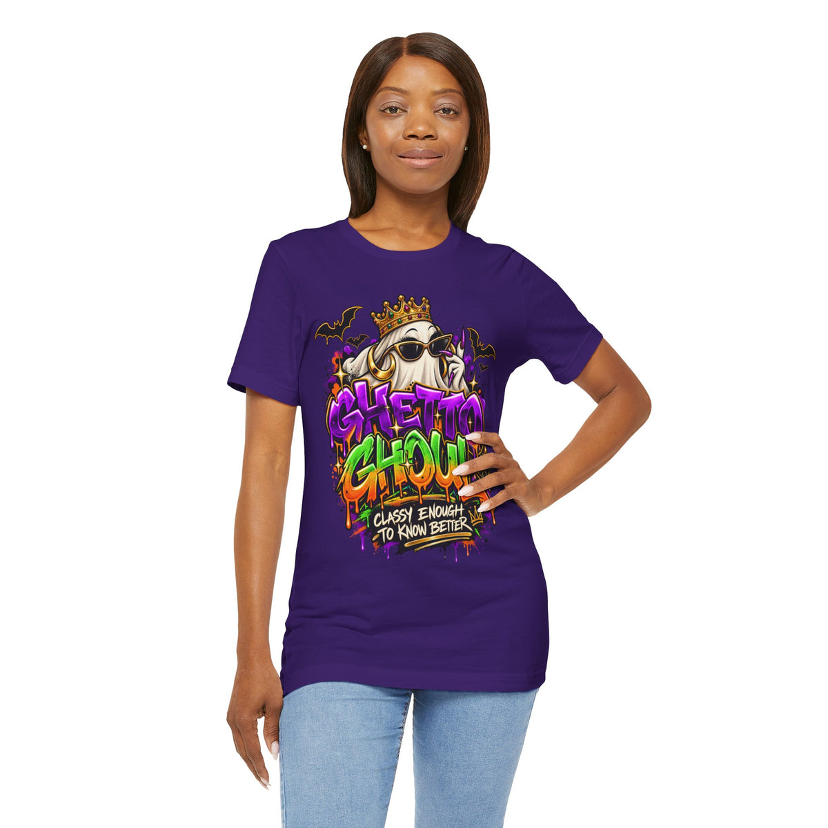 Ghetto Ghoul graffiti ghost tee | T-Shirt