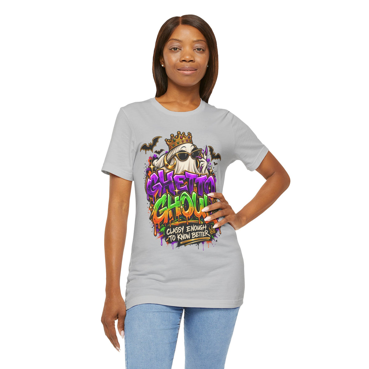 Ghetto Ghoul graffiti ghost tee | T-Shirt