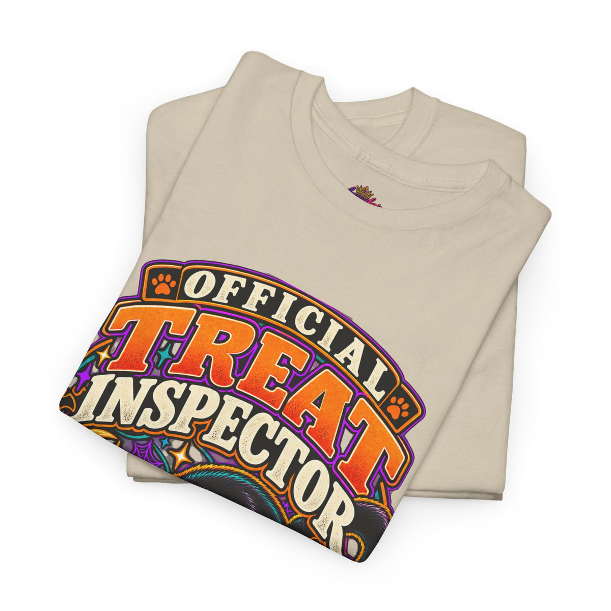 Halloween "Official Treat Inspector" T-Shirt — Funny Pumpkin Candy Patrol Tee