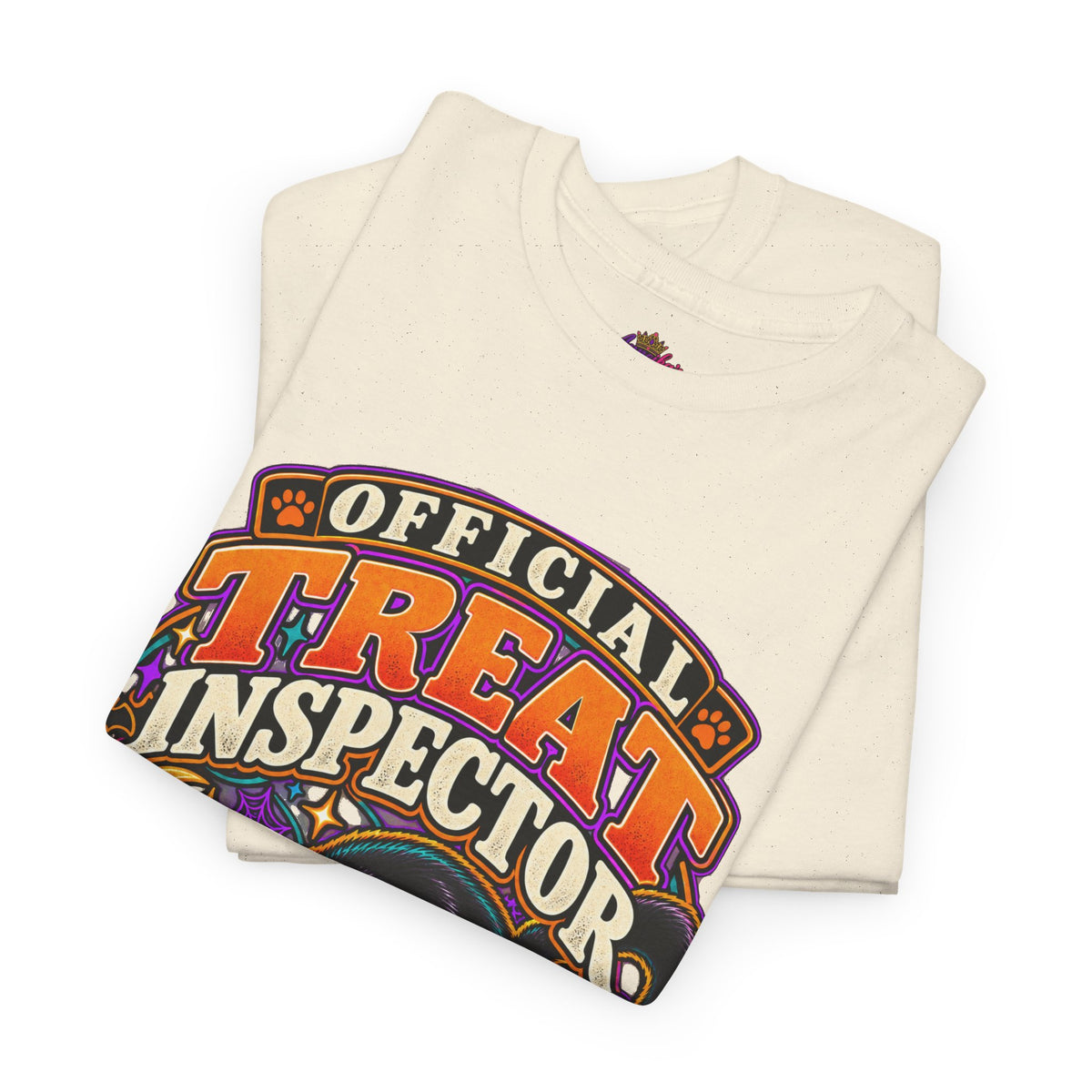 Halloween "Official Treat Inspector" T-Shirt — Funny Pumpkin Candy Patrol Tee