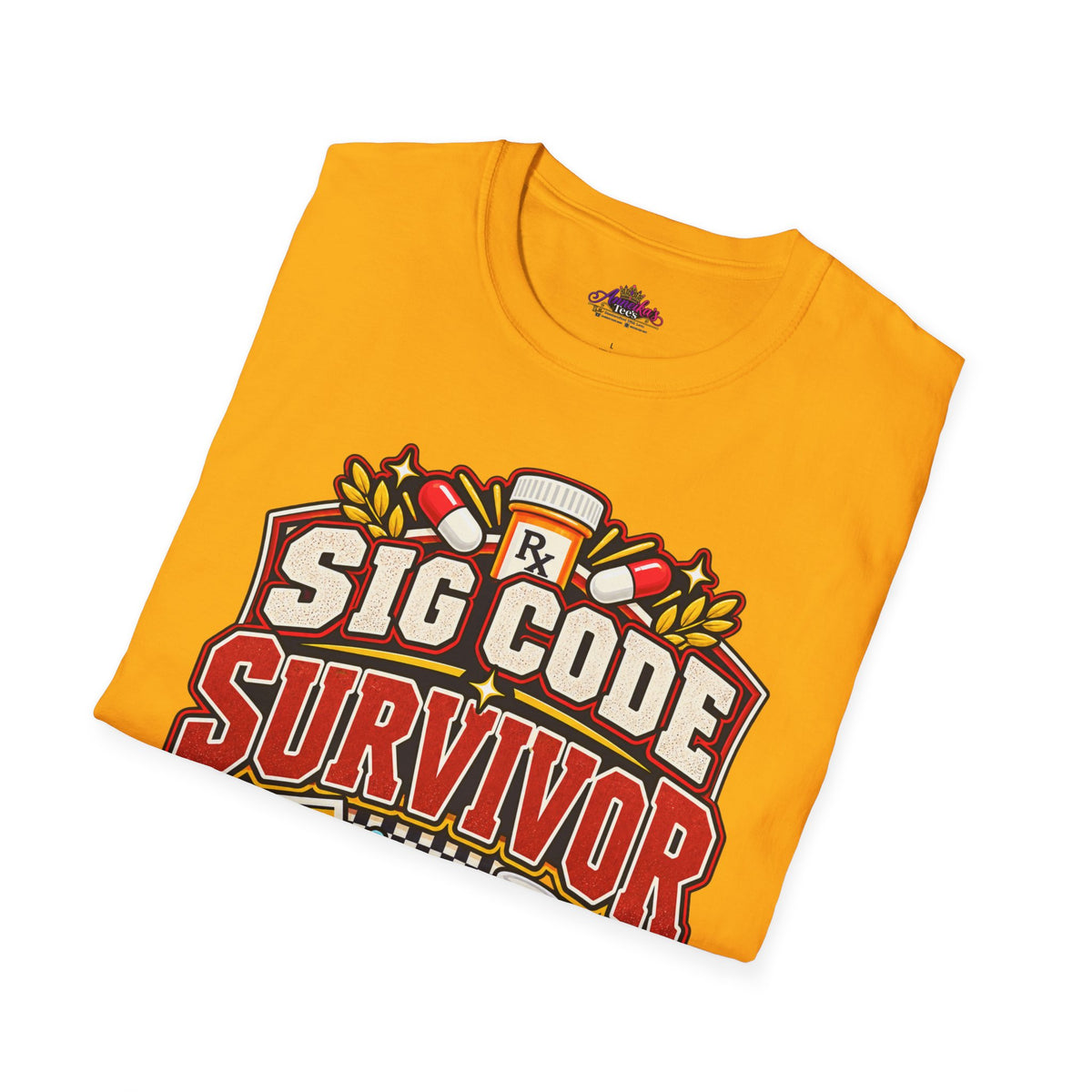 Funny Sig Code Survivor Pharmacy T-Shirt