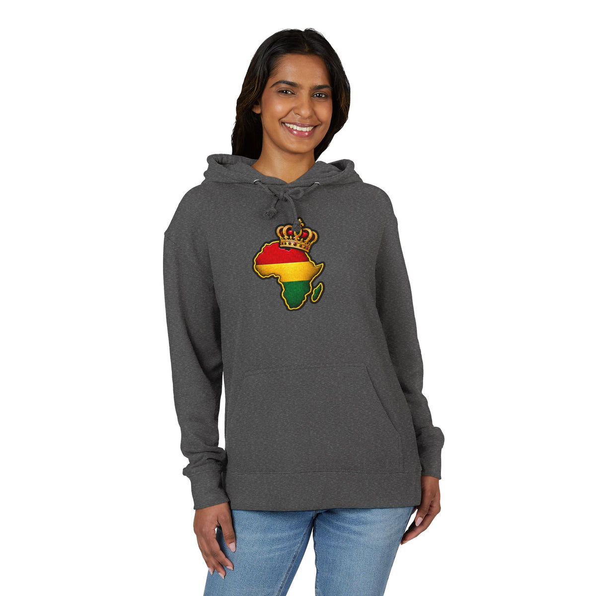 Empress Since Genesis Hoodie — African Crown Map Rasta Sweatshirt