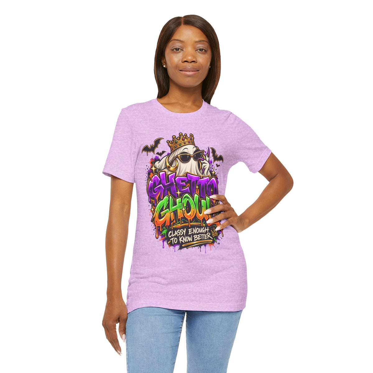 Ghetto Ghoul graffiti ghost tee | T-Shirt