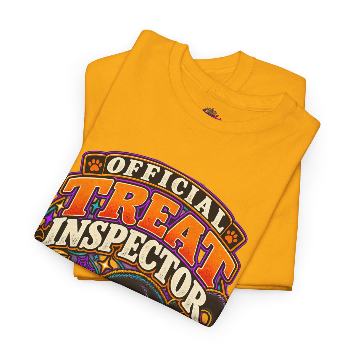 Halloween "Official Treat Inspector" T-Shirt — Funny Pumpkin Candy Patrol Tee