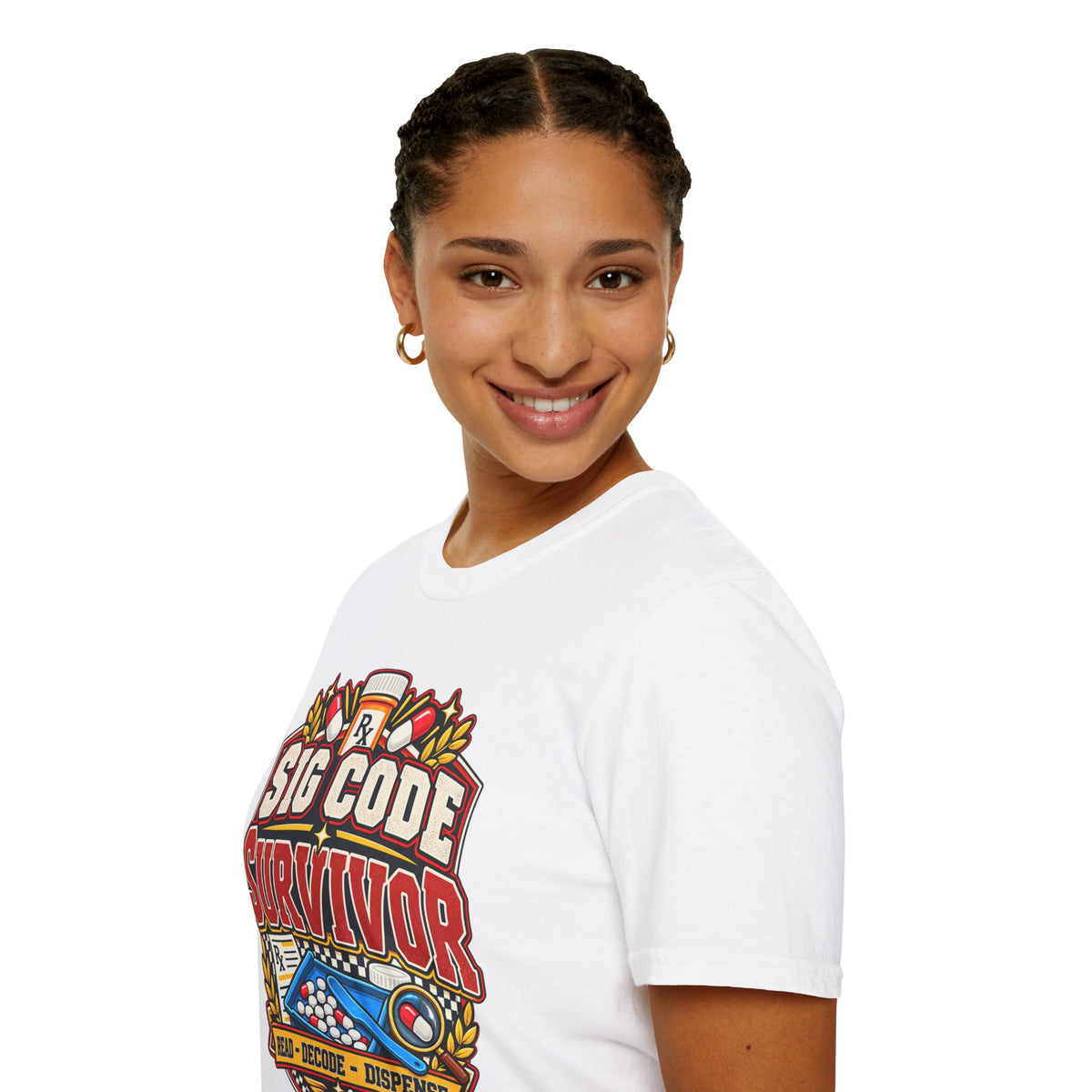Funny Sig Code Survivor Pharmacy T-Shirt